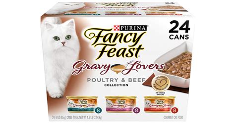 If you buy the fancy feast purely flaked line, the food will cost around $4 per day. Purina Fancy Feast Wet Cat Food 24-Pack $9.97 Shipped ...