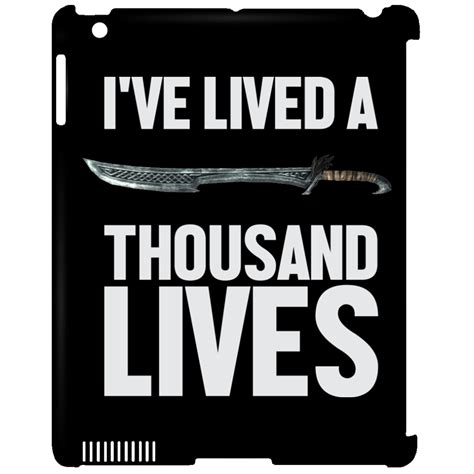 Ive Lived A Thousand Lives Fantasy Rpg Video Game Ipad Clip Case