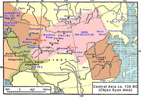 Great Hun Empire 204 Bc 216 Ad