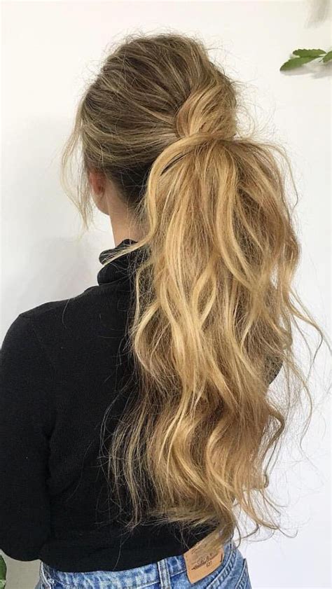 How To Get A Longer Thicker Ponytail Instantly Hair Styles Luxy