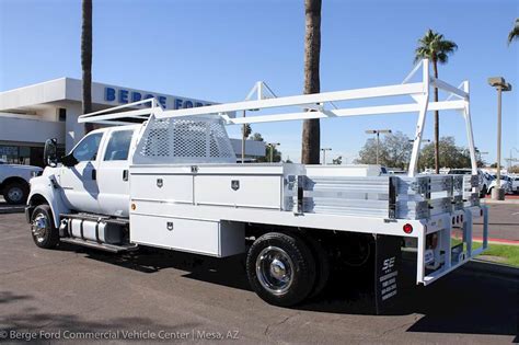 2019 Ford F 650 Xl Crew Cab With Scelzi Super Contractor Truck Body For