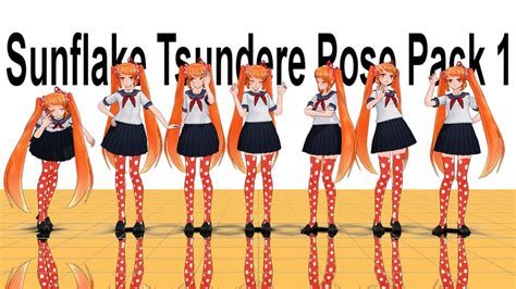 Tsundere Poses Pack 7 Poses By Lyzzsunflake On Deviantart