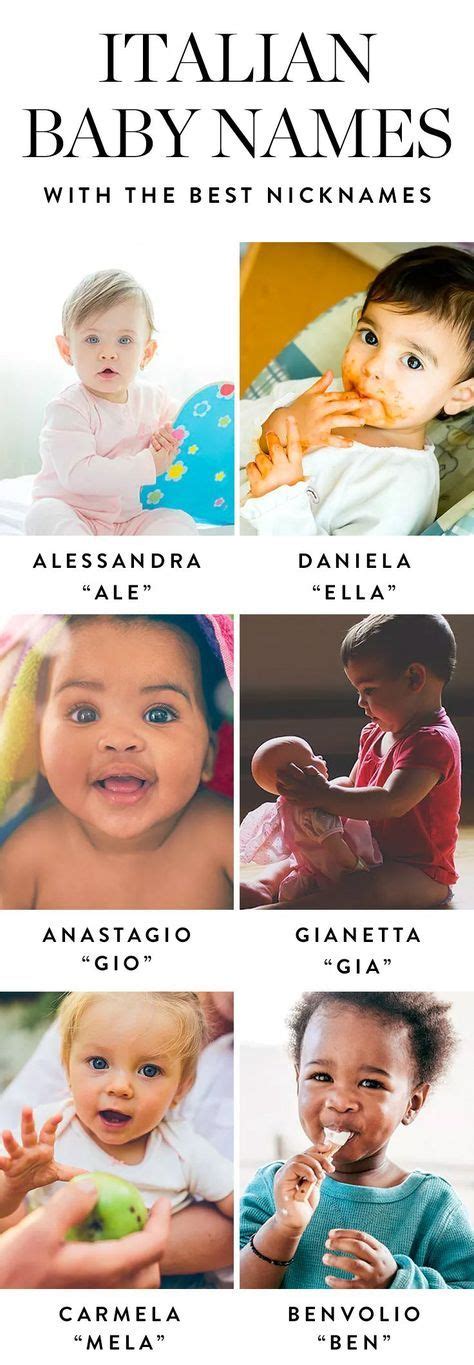 14 Italian Baby Names With Beyond Cute Nicknames Italian Baby Names