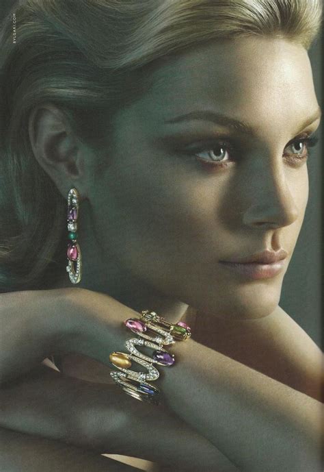 Bulgari Fw 08 Bulgari Jewelry Photoshoot Bvlgari Jessica Stam