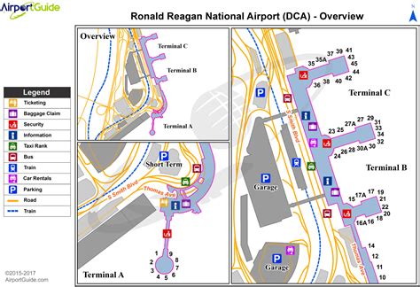 Reagan International Airport Map