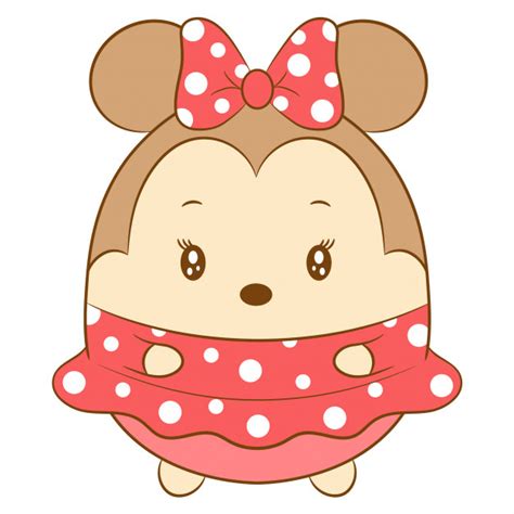 Cute Minnie Mouse Drawing Premium Vector