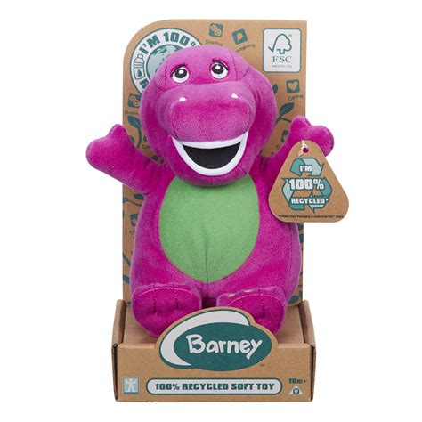 Buy Barney Eco Soft Toy 100 Recycled Materials Classic Barney T