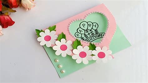 Birthday card ideas for mom, dad, grandma, boyfriend, girlfriend or friends. Beautiful Handmade Birthday card//Birthday card idea ...