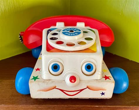 Vintage 1961 Fisher Price Chatter Telephone Toy Fp No 747 Etsy
