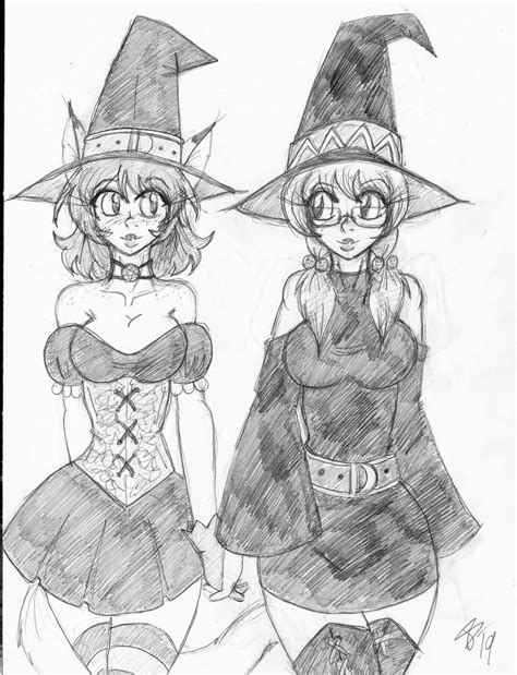 Witchy Couple By Escafa On Deviantart