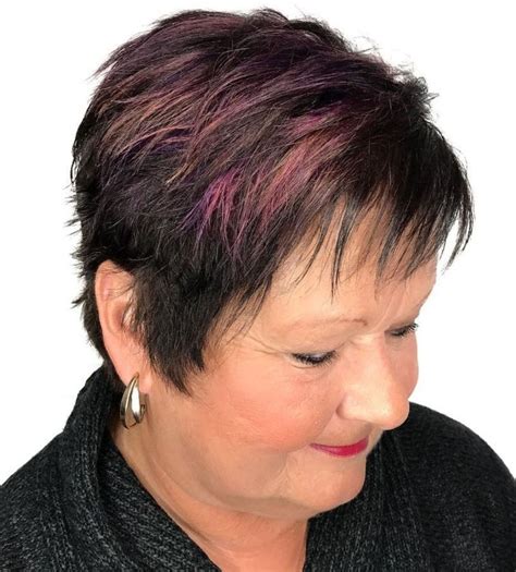 Layered Pixie With Textured Bangs Short Hair Styles For Round Faces