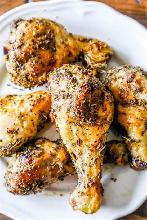 Drizzle vegetables with remaining 1 tsp each oil and zest; Roasted Greek Chicken Drumsticks