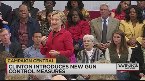 Clinton Pushing New Gun Controls After Oregon Shooting Wink News