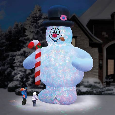 Massive 18 Foot Tall Inflatable Frosty The Snowman The Green Head