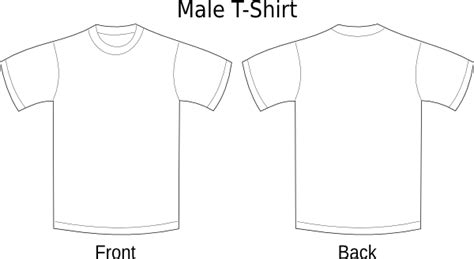 Black Shirt Front And Back Clipart Best