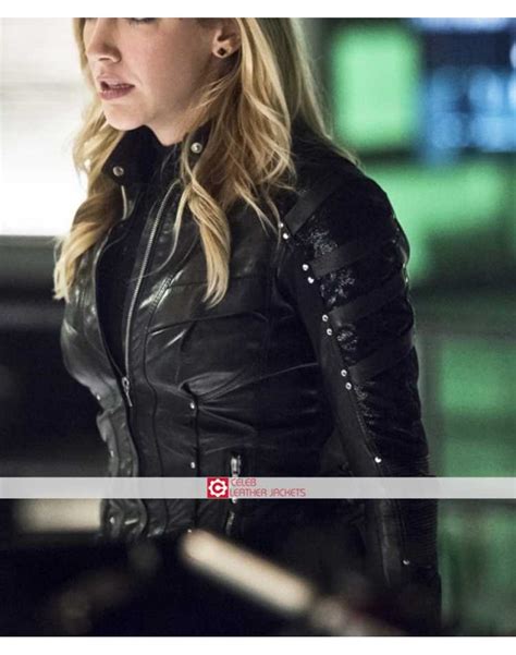 Black Canary Arrow Season 5 Katie Cassidy Costume Jacket