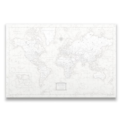 World Travel Map Pin Board Wpush Pins Classic Marble Conquestmaps