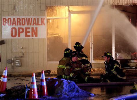 New Jersey Boardwalk Fire Photos