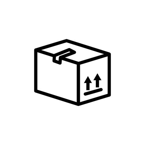 Box Icon Pile Line Icon Style Suitable For Packaging Icon Simple