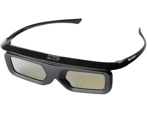 Sharp Aquos An3dg40 Active 3d Glasses Black New Free Shipping Ebay
