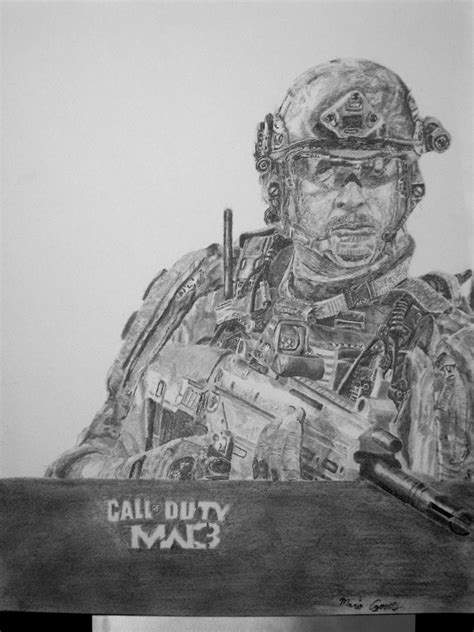 Mw3 Pencil Drawing By Mariocazares On Deviantart