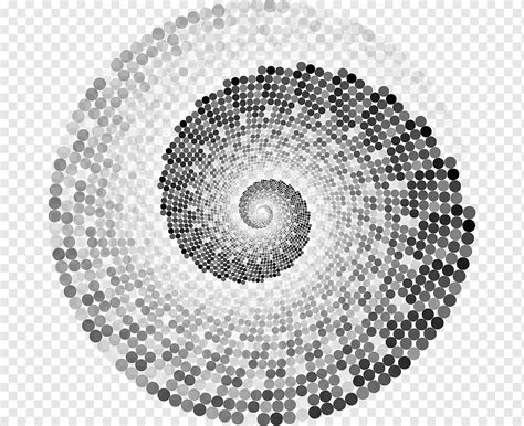 Forma Geométrica Escala De Cinza Círculo Espiral Geometria Vórtice