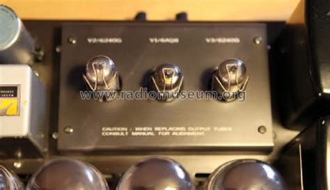 Vacuum State Stereo Power Amplifier Amplmixer Luxman Lux Corp