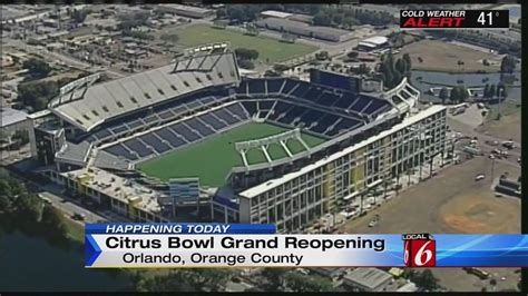 Renovated Citrus Bowl Opens In Orlando