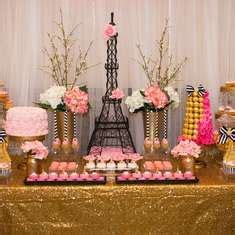 Don't forget a single detail when you decorate for your rustic or western theme wedding with the collection of rustic decorations and favors from confetti. French Parisian Party Ideas for a Bridal Shower | Catch My ...