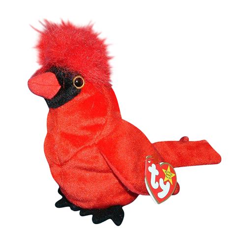 Ty Beanie Baby Mac Mwmt Bird Cardinal 1998 Ebay