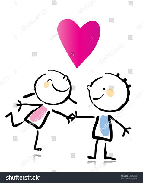 1024 x 768 jpeg 97 кб. Valentines Day Cartoon Romantic People Love Stock Vector ...