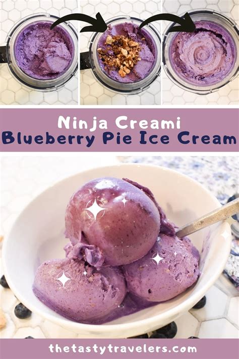 Ninja Creami Blueberry Pie Ice Cream Blueberry Sorbet Blueberry Ice Cream Lemon Sorbet