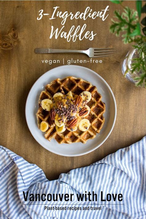 3 Ingredient Oatmeal Waffles Vegan And Gluten Free