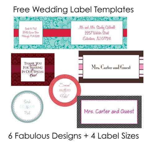Get to make a modern and professionally designed address label for postal items such as envelopes and parcels/packages. Wedding | Worldlabel Blog