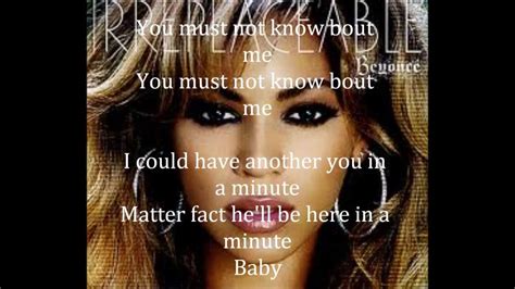 Beyonce-Irreplaceable-Lyrics - YouTube