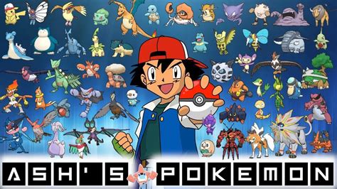 All Of Ashs Pokemon List My Otaku World