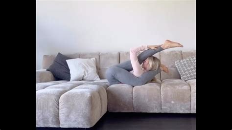 Couch Yoga The Beauty Of Flexibility Stretching And Contortion Youtube