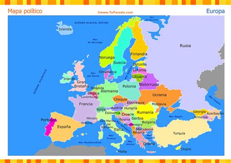 Political, geographical, physical, car and other maps of europe and european countries. Ciencias Sociales: Mapa de Europa, completo