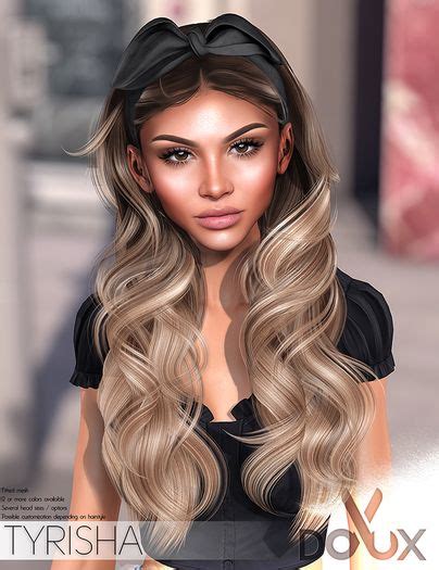 Second Life Marketplace Doux Tyrisha Hairstyle Demo Hairstyle