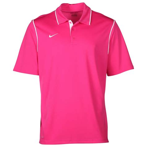 Nike Nike Mens Dri Fit Gung Ho Training Polo Shirt Pink Walmart