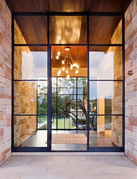 28 lovely glass front doors for your entry decor10