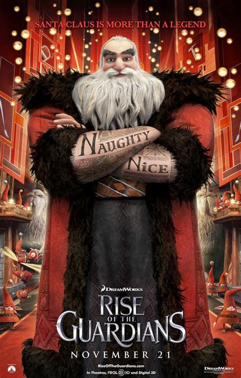 Rise Of The Guardians Santa Claus The Guardian Movie Animated