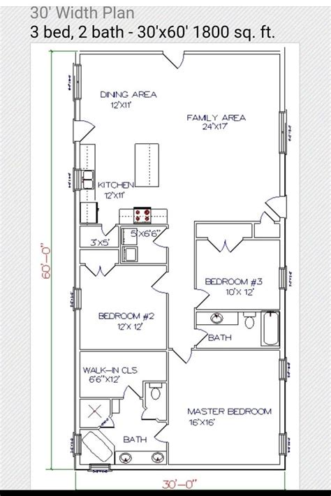 30x60 Barndominium Floor Plans With Shop Yaswoy