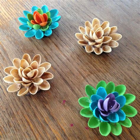 Pistachios are a tasty human snack, but can dogs eat pistachios? Pistachio Shell Flower Magnets | Homesteading Dreams