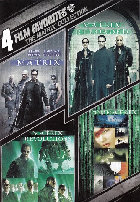 Matrix Collection 4 Film Favorites 2pc Ws Dvd Region 1 Ntsc Us