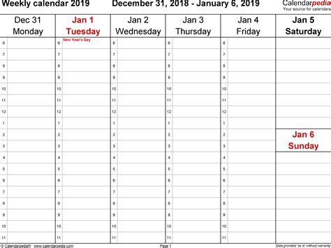 Generic 4 Week Calendar Month Calendar Printable Blank 4 Week