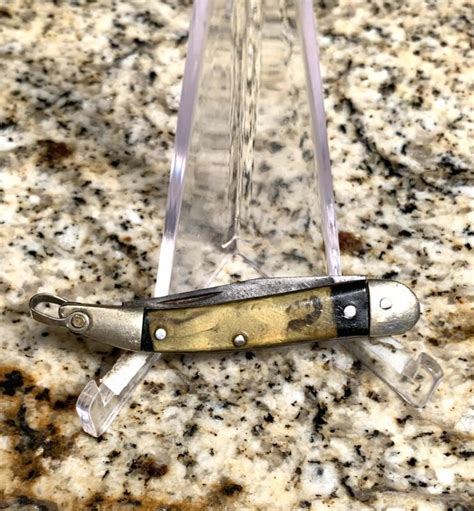 antique “colonial” celluloid risque nude lady pinup girls pocket knife usa antique price