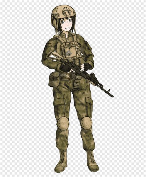 Anime Soldier Uniforme Militare Anime Anime Esercito Png Pngegg