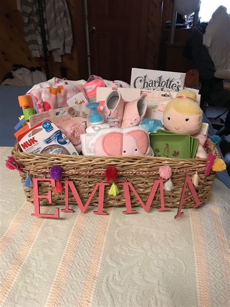 We deliver baby hampers melbourne same day delivery! Baby Girl Basket 🎀 (With images) | Baby girl, Gifts, Basket