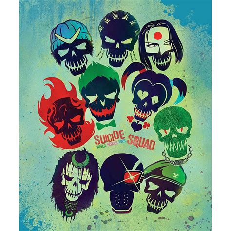 Crover Dc Comics Suicide Squad Harley Quinn Joker And Team Blanket Wayfair